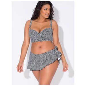 Smart & Sexy Women's Long Lined Underwire Bikini Top Various Sizes